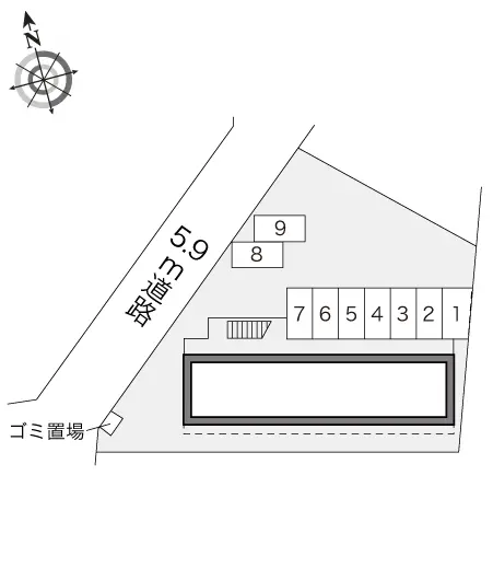 ★手数料０円★富津市大堀２丁目　月極駐車場（LP）